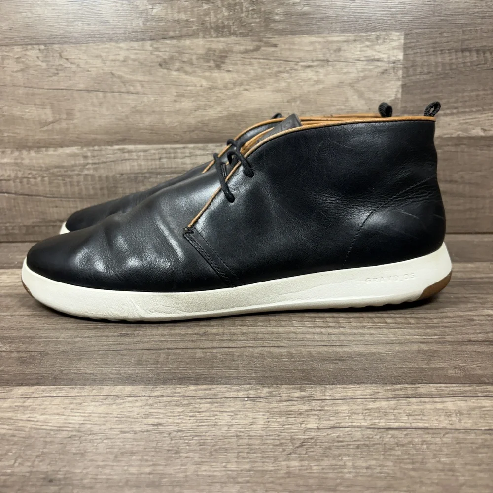 Cole Haan GrandPro Chukka Black Mens US Size 13 C24789 Boots